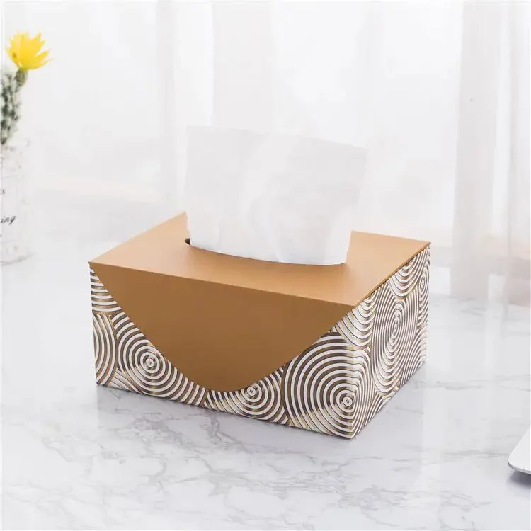 Fancy Tissue Box Customized Rectangle Paper Tissue Packaging Paper Box