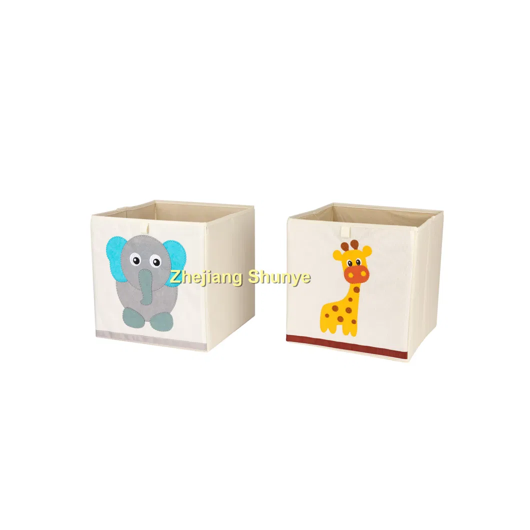 Household Cartoon Foldable Storage Box for Clothes for Snacks for Toys