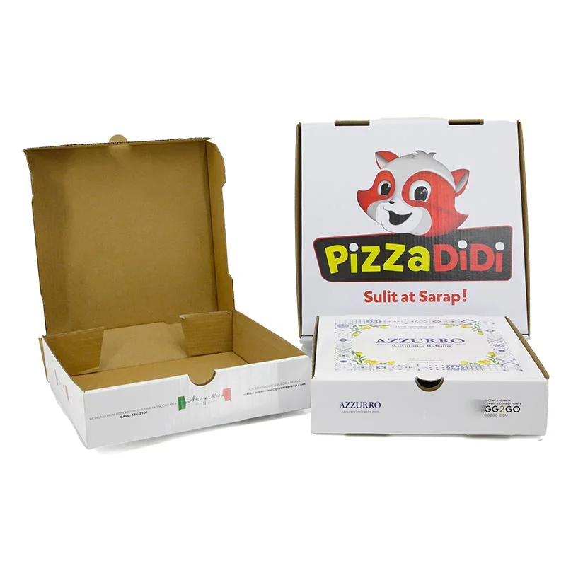 Corrugated Cardboard Shipping Food Packaging Cookies Cakes Snacks Pizza Box