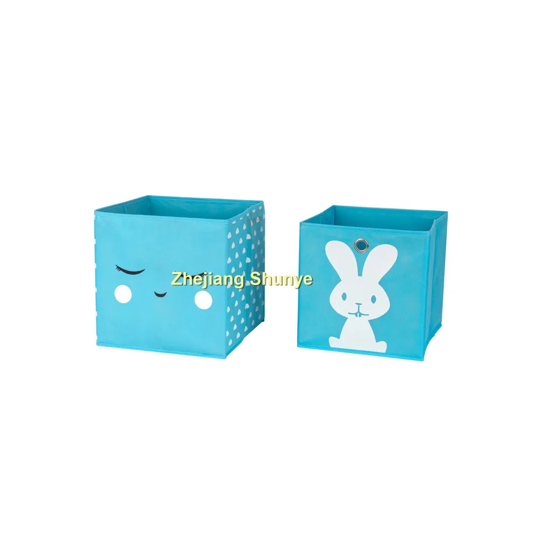 Household Cartoon Foldable Storage Box for Clothes for Snacks for Toys