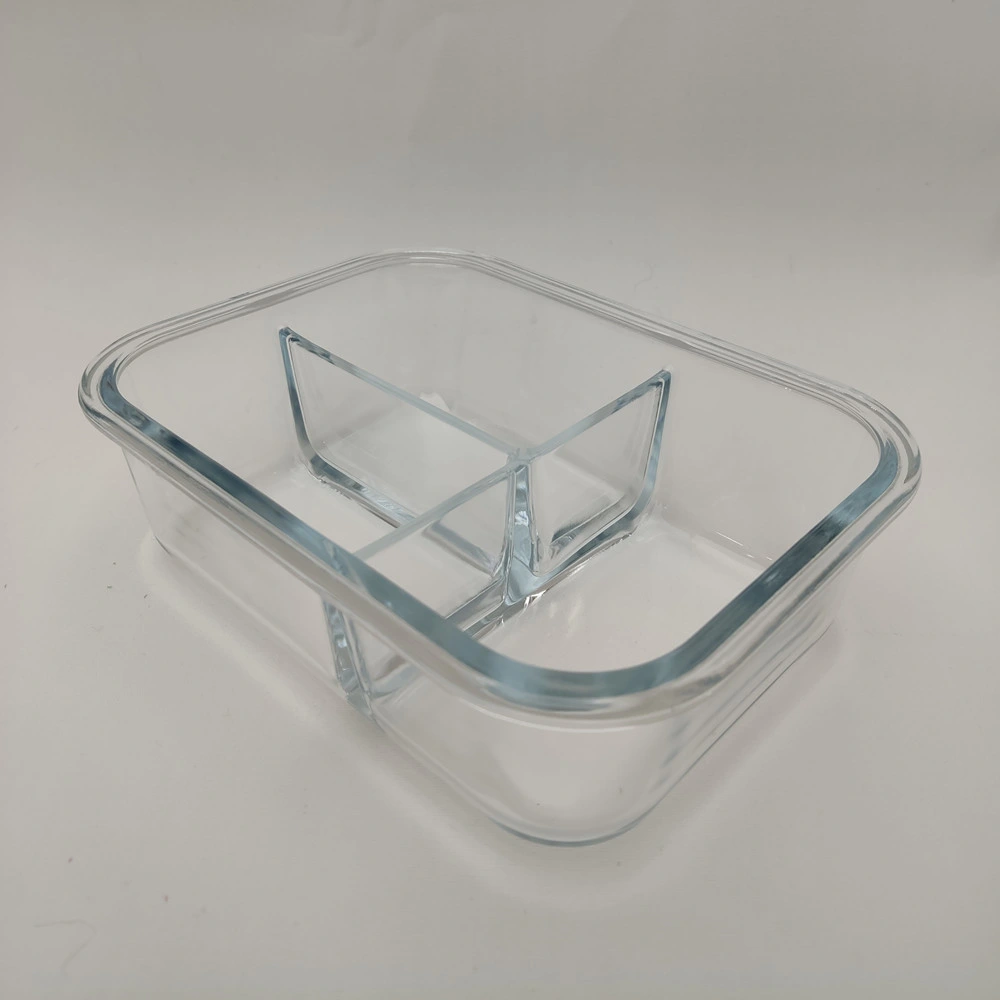 Borosilicate Glass Bowl Glass Jar Glassware Lunch Box Kitchenware Partition Crisper