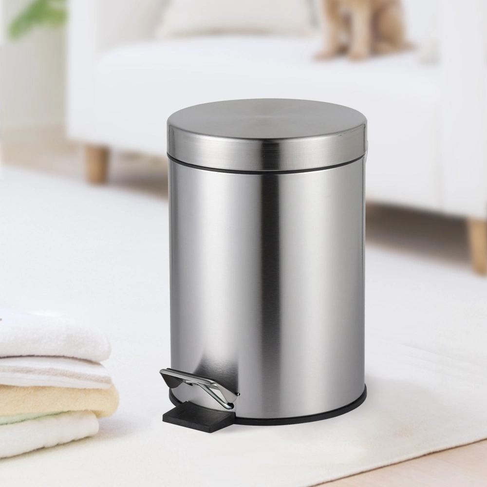Guangdong Public Trash Can Stainless Steel Colorful Home Bathroom Kitchen Waste Bin