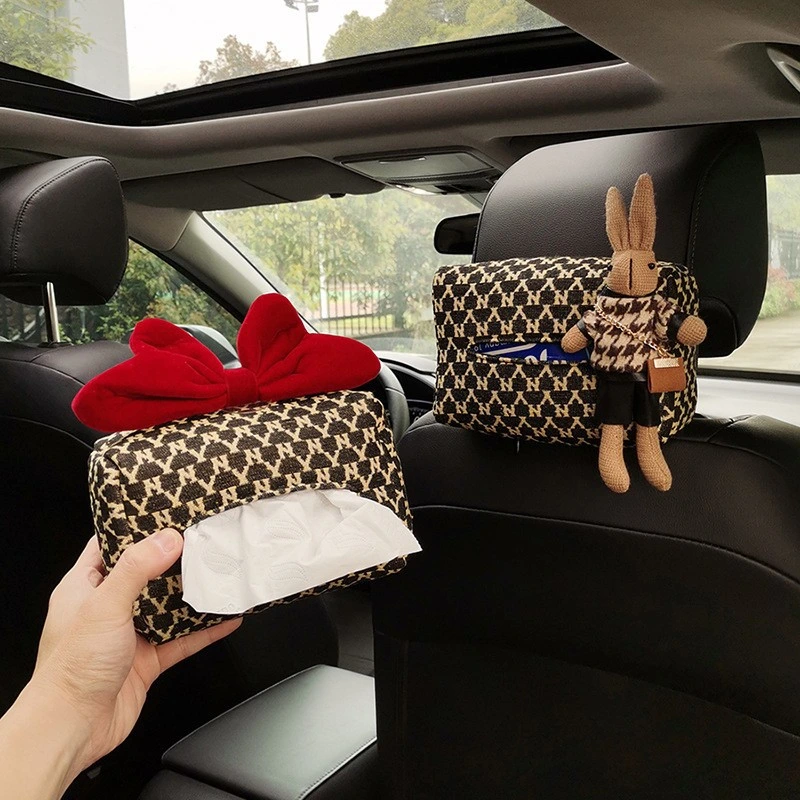 Car Car Creative Car with Lovely Living Room Fabric Hanging Tissue Box