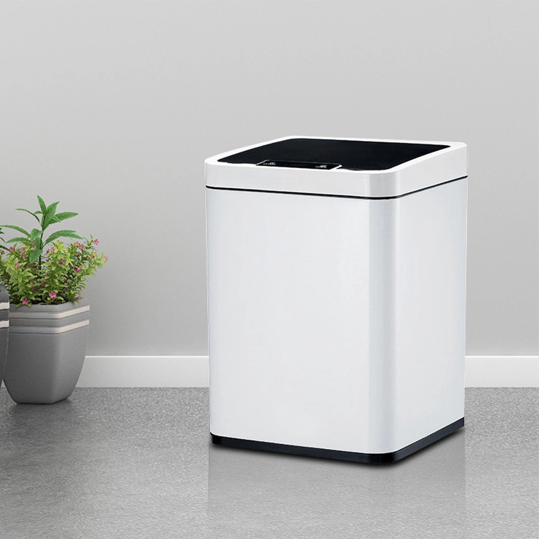 Stainless Steel 10L Open Top Rectangular Household Trash Can
