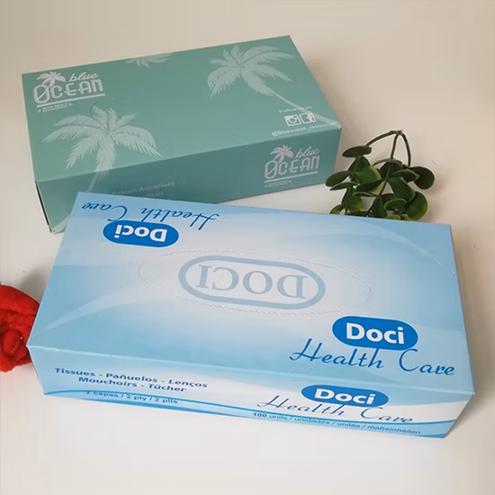 Extra Soft Virgin Facial Tissue Box