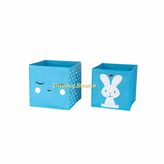 Household Cartoon Foldable Storage Box for Clothes for Snacks for Toys