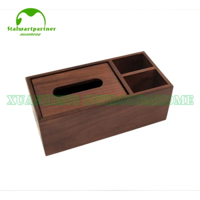 Customized Elegant Wooden Tissue Box